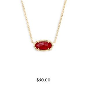 Red stone Elisa Kendra Scott